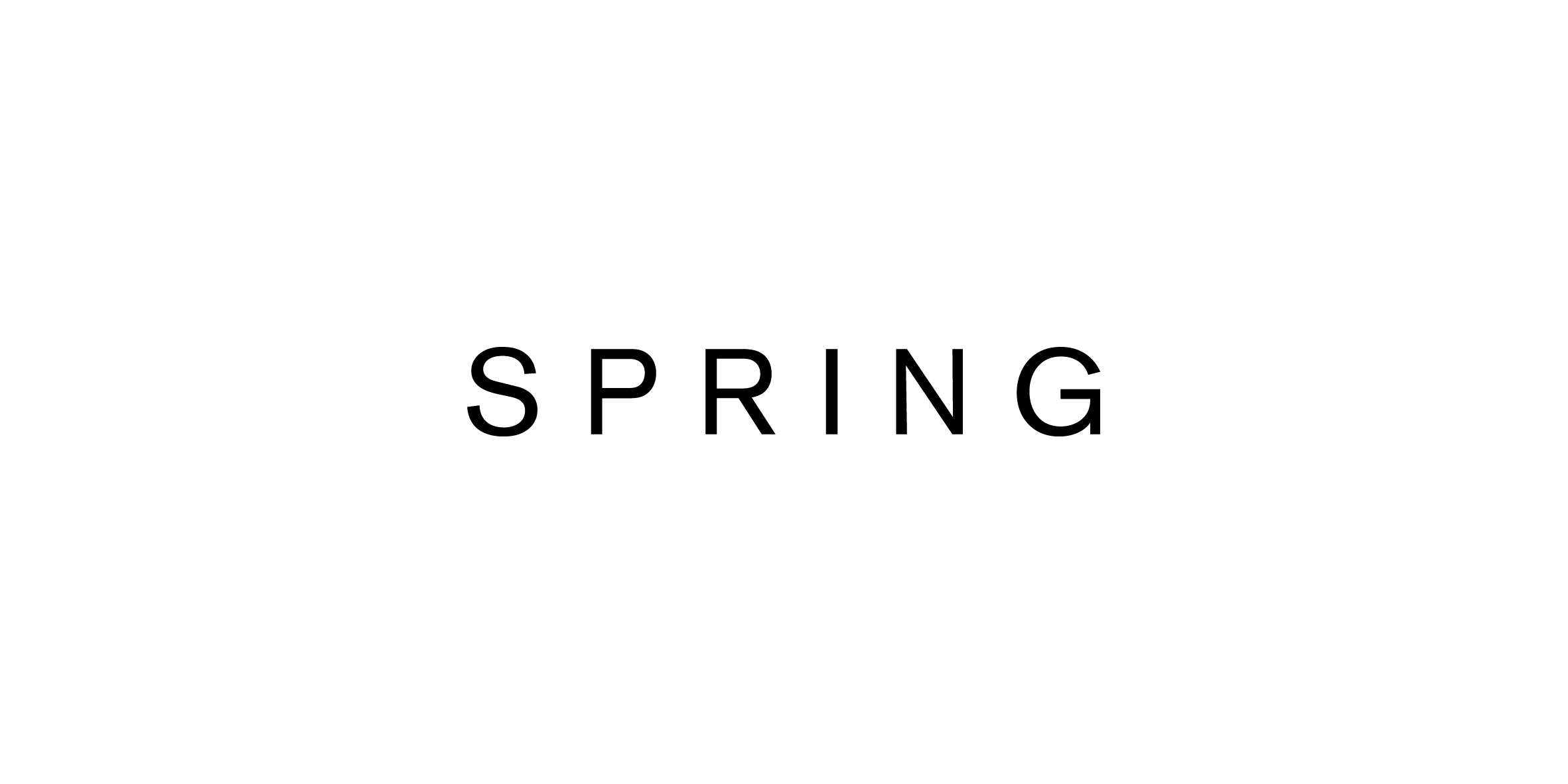 Spring Logo Preto