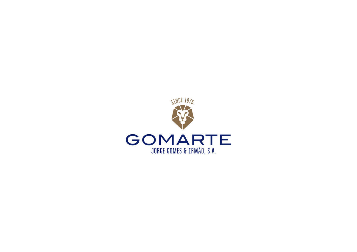 Logotipo gomarte pantones