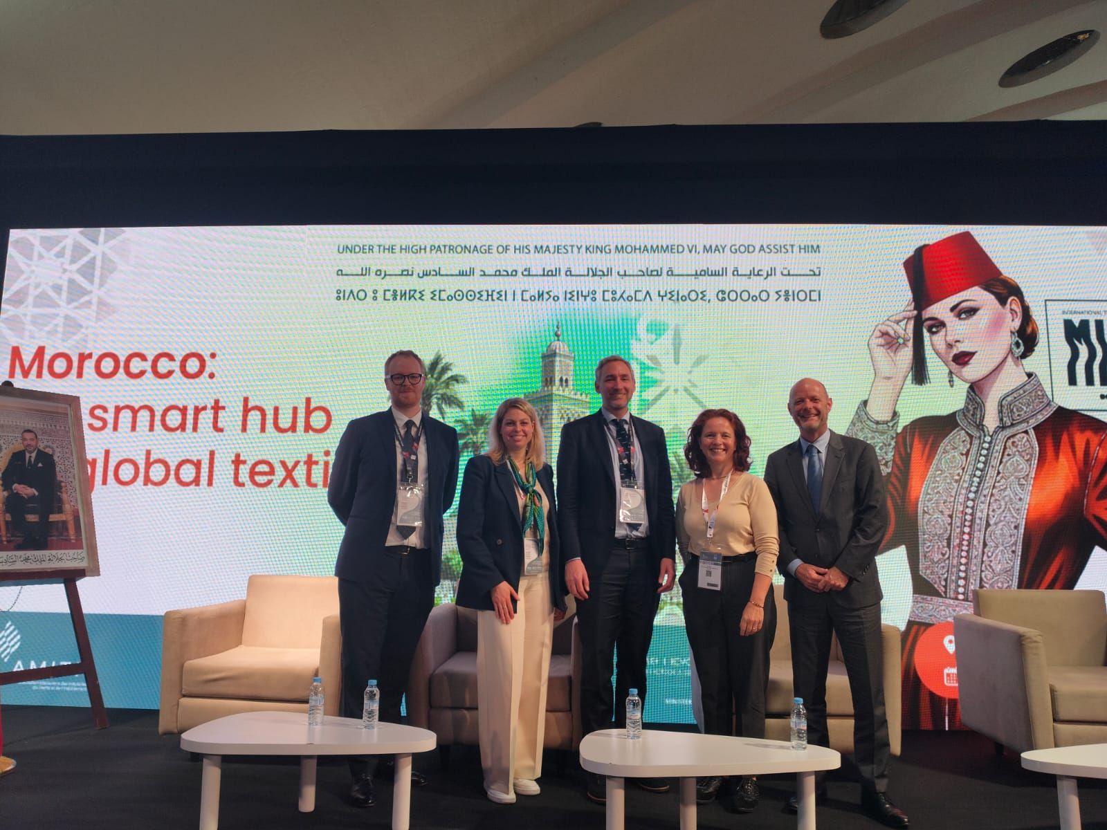 ATP reforça cooperação internacional em visita à feira Maroc in Mode